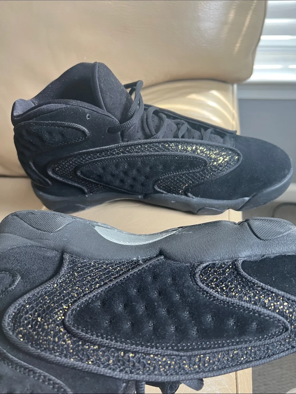 Nike Air Jordan OG Black and Gold